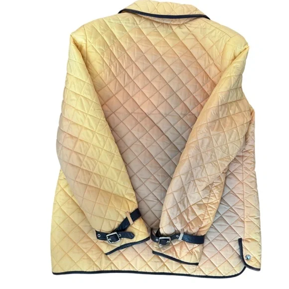 Coach Yellow Quilted Light Jacket - Picture 4 of 11